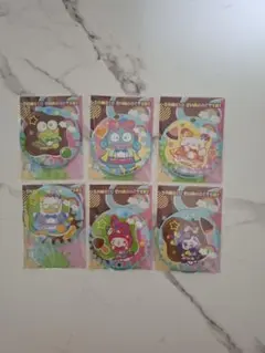 サンリオキャラクターズ 　缶ミラー　　６点セット