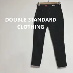 ダブルスタンダードクロージング　綿ストレッチブラックスキニーパンツ　ブラック　S