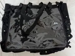 ザッカマート A3フリルデザイン痛バッグ用トートバッグ5周年ver ブラック 黒