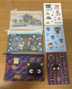 サンリオ チョコキャット シール フラットポーチ 6点セット