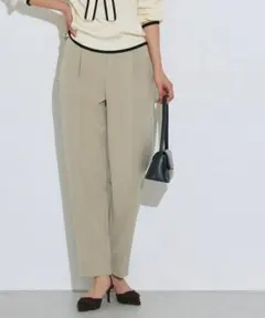 センタープレス スラックス パンツ