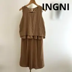 美品 INGNI イング ノースリーブ&ワイドパンツのセットアップ