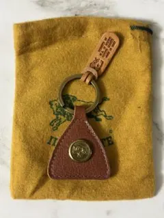 IL BISONTE ブラウンレザー キーリング