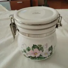 ZOJIRUSHI 象印 花柄 陶器製 保存容器 キャニスター