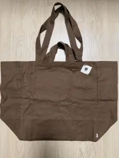 新品　IDEEイデー リネン コットン トートバッグ　マロン茶色のサムネイル