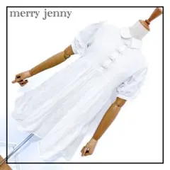 【merry jenny】 ホワイト チャイナティアードミニワンピース 春夏のサムネイル