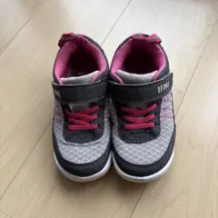 IFME スニーカー グレー/ピンク 17.0cm