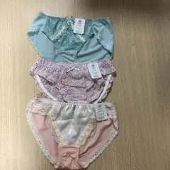 未使用レディースショーツ 3枚おまとめ売り ◉全てサイズL 匿名配送