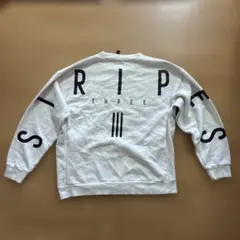 adidas アディダス　ストライプスウェット ホワイト