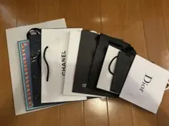【CHANEL Dior クレド他】デパコス ショップ袋 まとめ売り②