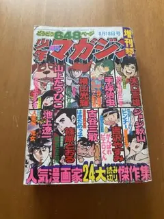 週刊少年マガジン　増刊　昭和51年8月18日号　人気漫画家２４大読み切り傑作集