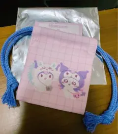 ちいかわ　サンリオ　コラボ　購入特典　巾着　クロミ　モモンガ