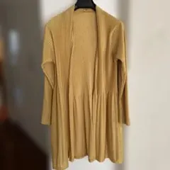 恋人岬リブ編み ロングカーディガン