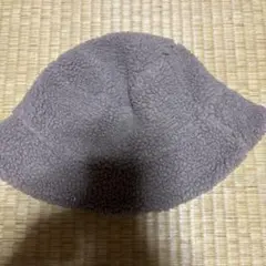 GU フリース バケットハット ブラウン
