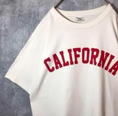 champion チャンピオン アーチロゴ Tシャツ Y2K 白T 古着 M