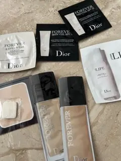 dior 化粧品サンプル　ファンデーション クレンジング