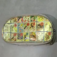 鉄腕アトム　レトロかるた柄ポーチ　SHIN＆COMPANY　レンチキュラー