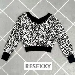RESEXXY❤️Vネックオフショルニットトップス