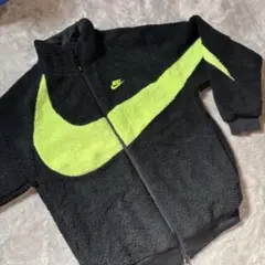 Nike フリースジャケット ブラック/ライム