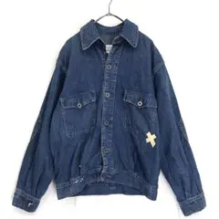 メゾンマルジェラ 24SS ディストレスト デニムジャケット サイズ46