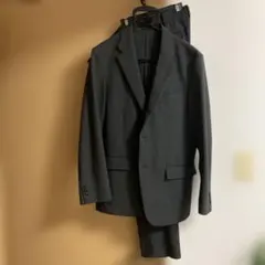 【美品】ユニクロ 感動ジャケット 感動パンツ セットアップ ダークグレー