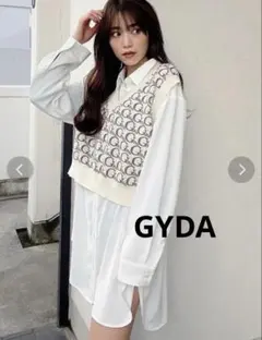 GYDA オーバーサイズ ホワイトシャツ 長袖のサムネイル