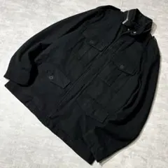 00s PERRY ELLIS ウール M-65 フィールドジャケット ブラック
