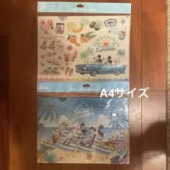 東京ディズニーリゾート サマークリアホルダー2枚セット