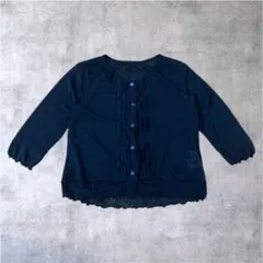 00's Vintage フリル カーディガン ショート丈 アーカイブ Y2Kのサムネイル
