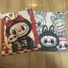 キャラクターイラスト ドローストリングバッグ