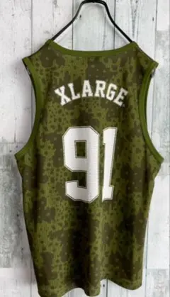 90's XLARGE エクストララージ カモフラ　メッシュ　タンクトップのサムネイル
