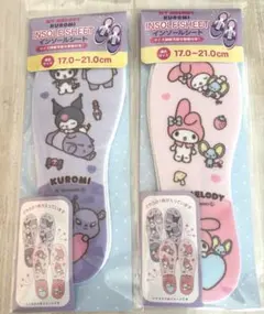 サンリオ セリア キッズ用インソール クロミ マイメロディ 2個 中敷のサムネイル