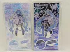 SNOW MIKU アクリルスタンド 2種セット 初音ミク 雪ミク クロミ