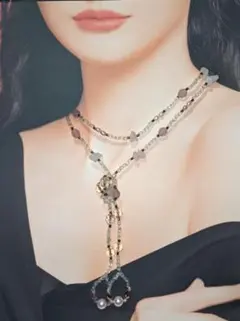 R【匿名配送料込】スワロフスキーのラリエット