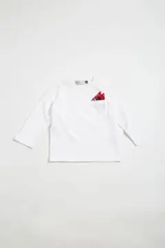 【60%OFF】新品子供服90 ポケットチーフロンT　D.fesenseのサムネイル