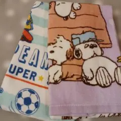 ☆SNOOPY☆☆フェイスタオル☆☆色柄違い☆2枚☆旅行☆