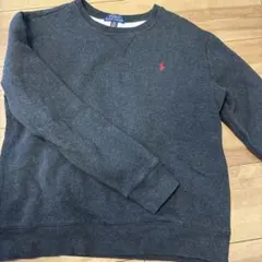 Polo Ralph Lauren ダークグレー 短丈スウェット