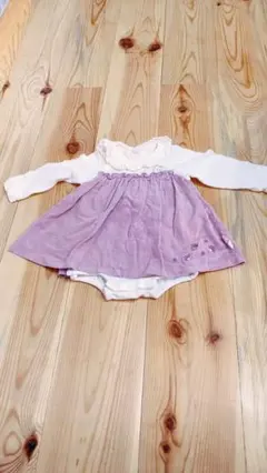 ベビザラス　ファーストクローゼット　70センチ　女の子　ロンパース
