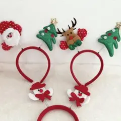 クリスマス　カチューシャ　3点セット
