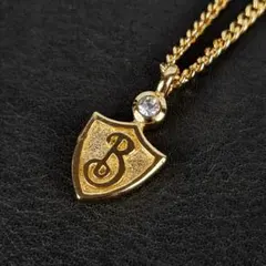 希少✨バーバリー シールド ストーン ネックレス 刻印 エンブレム