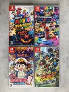 Switch スイッチ ソフト マリオ 桃太郎電鉄 4本 まとめ売り