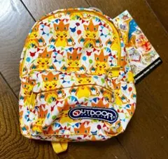 OUTDOOR ピカチュウ デイパック型ポーチ ポケモンセンターメガトウキョー OUTDOOR ピカチュウ デイパック型ポーチ ポケモンセンターメガ