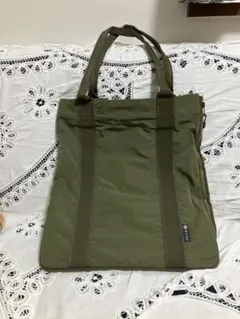 未使用品WARP オリーブグリーン トートバッグ