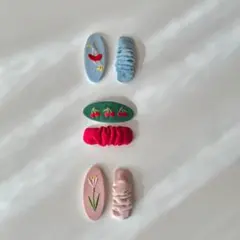 hairpin　２piece　女の子　アクセサリー　ヘアピン