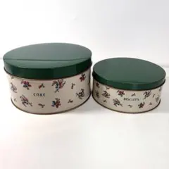 カントリー ケーキ ビスケット 缶 ケース