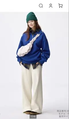 GU パフスウェットバギーパンツ　L