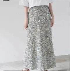 ペイズリー柄フレアスカート LOWRYSFARM