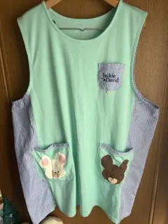 くまのがっこう 大きいサイズ ドライメッシュエプロン