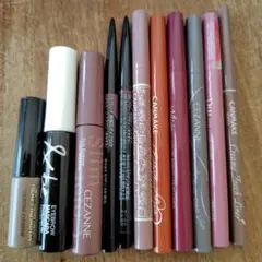 CEZANNE & CANMAKE アイライナー　アイブローマスカラ　セット