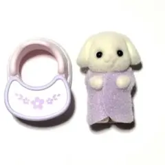 【新品】 パープル 紫 フローラウサギ みつごちゃんサイズ ベビーチェア